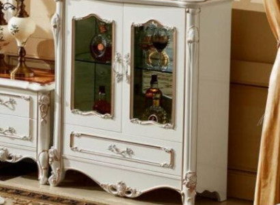 Display case Showcases Wardrobe Wood Wardrobe Glass Cabinets Color White Furniture Luxury